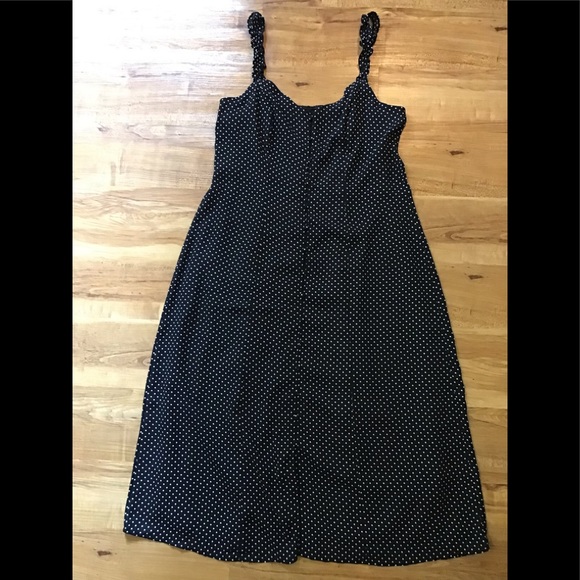 NWOT Polka Dot Button-front Dress - Picture 1 of 14